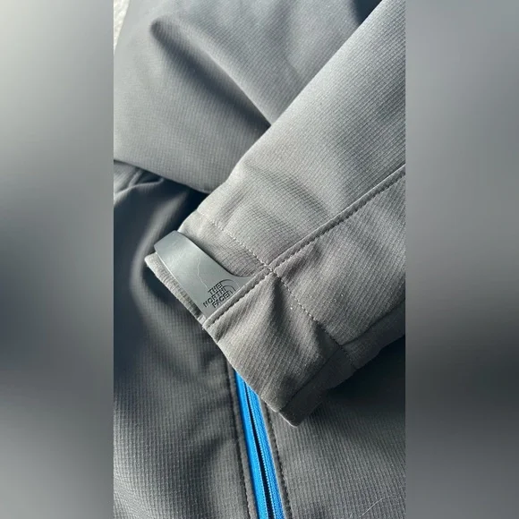 The North Face Black Jacket with Blue Highlights - Picture 14 of 14